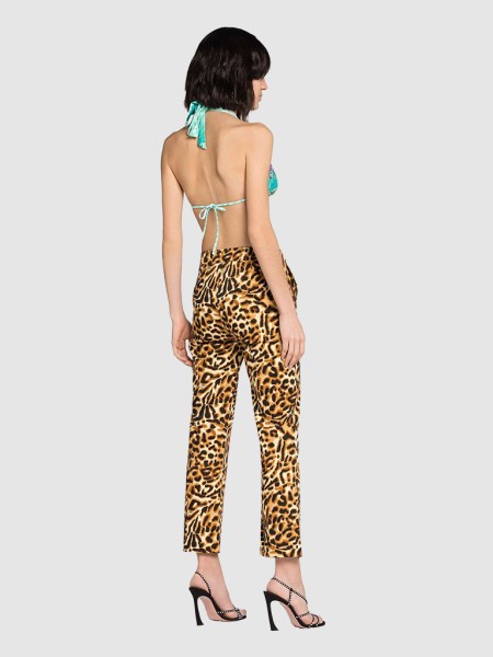 Calça Mulher Print Leo Just Cavalli Calça Mulher Print Leo Just Cavalli