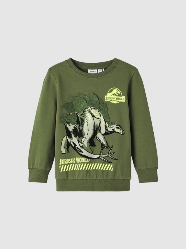 Sweatshirt Menino Jurassic Name It