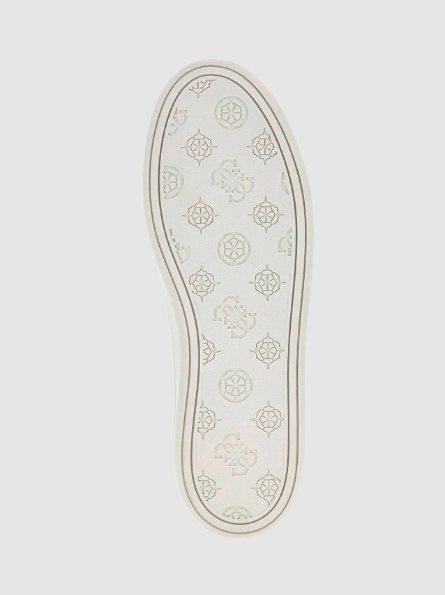guess white trainers womens