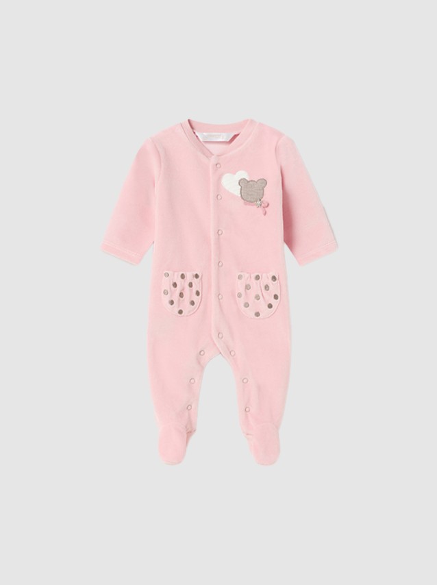 Conjunto 2 Babygrow Beb Menina Mayoral