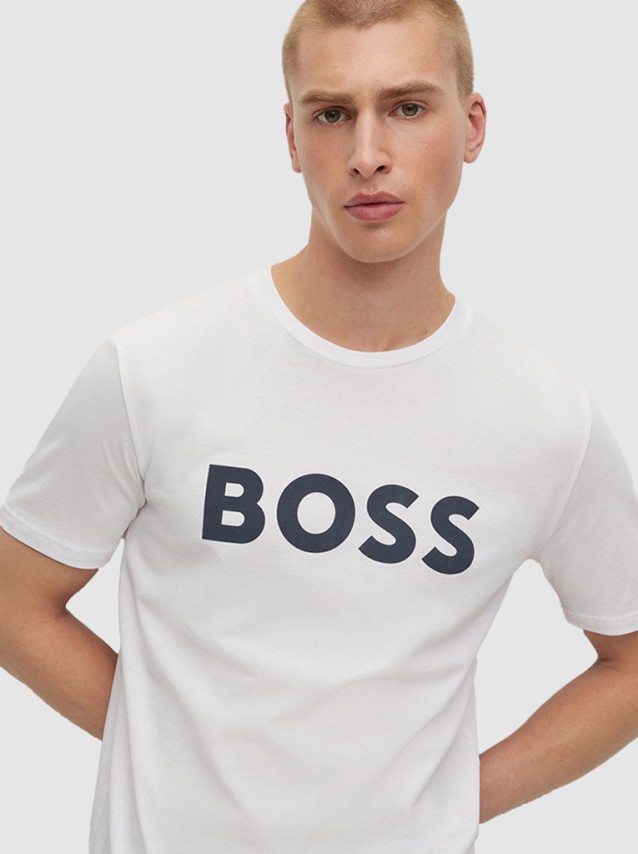 T-Shirt Male Boss Orange