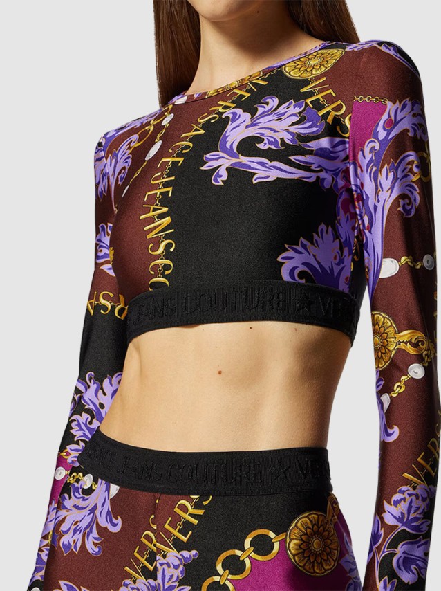 Top Mulher Magliette Versace
