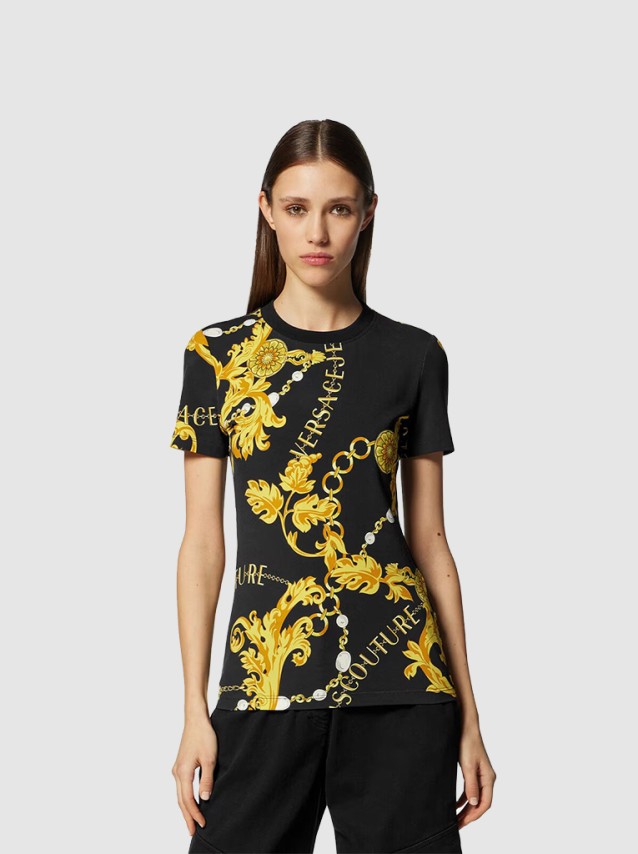 T-Shirt Mulher Magliette Versace