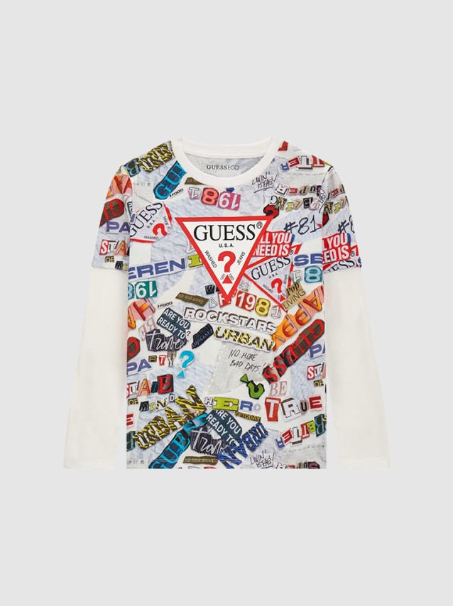 T-Shirt Masculin Guess Kids