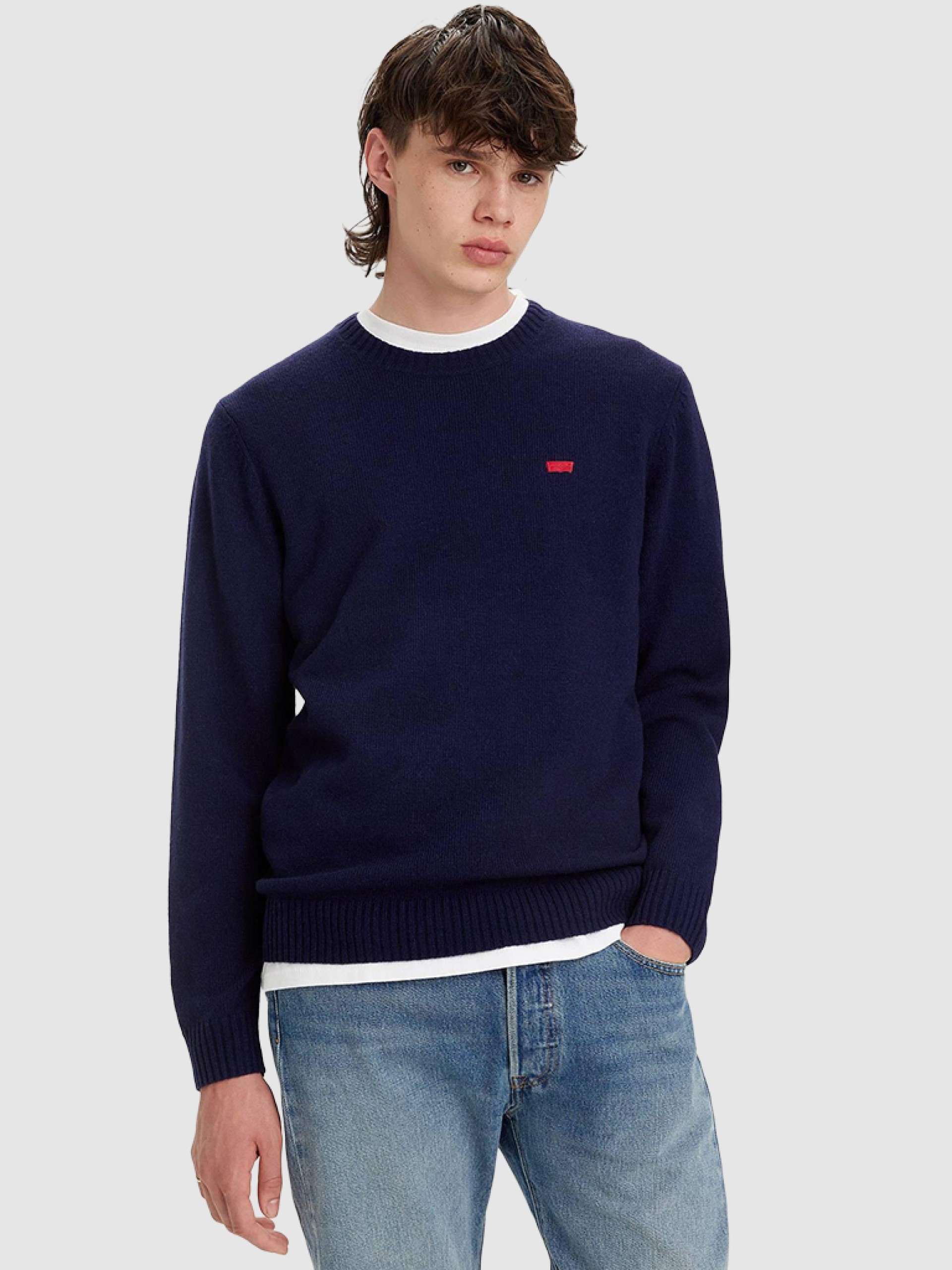 Sweatshirt Male Levis Navy Blue - A43200001.38 | Forte Store