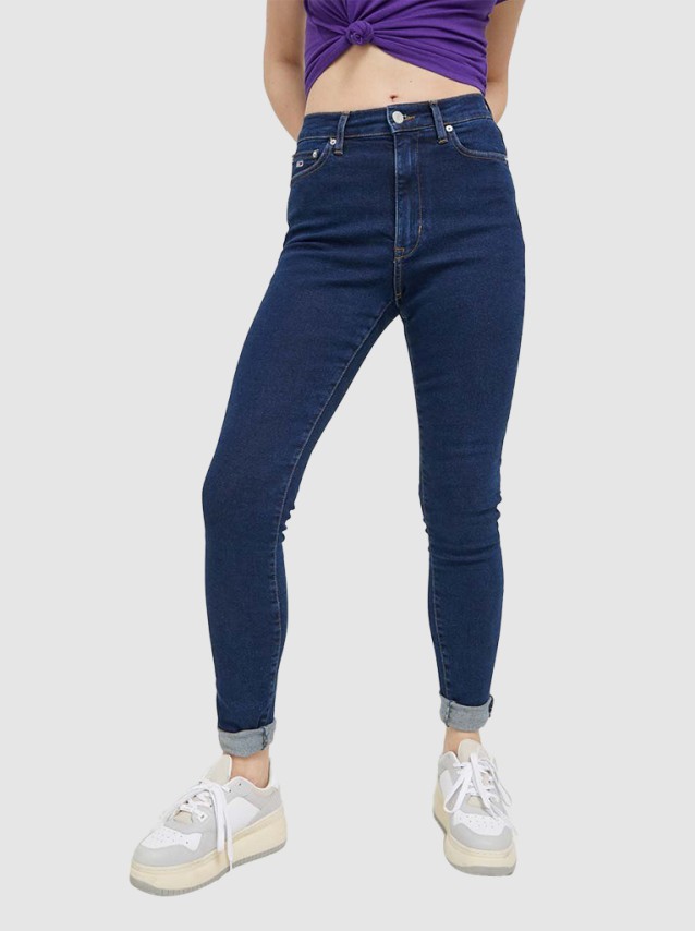 Cala de Ganga Mulher Sylvia Skinny Tommy Jeans