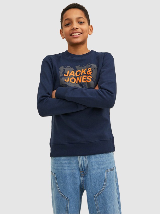 Sweatshirt Menino Lauge Jack Jones