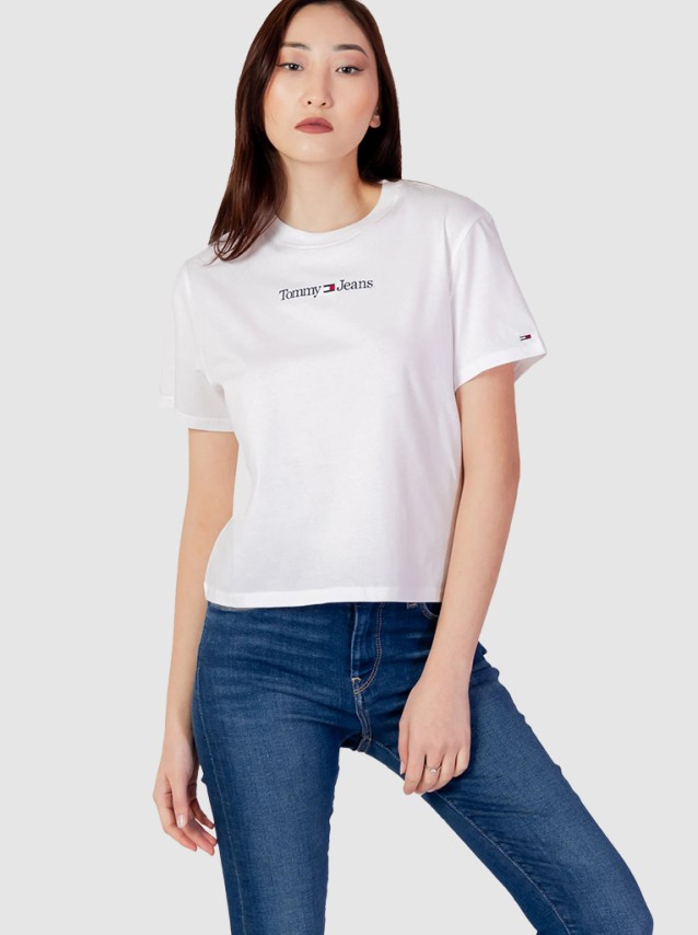 T-Shirt Mulher Linear Tommy Jeans