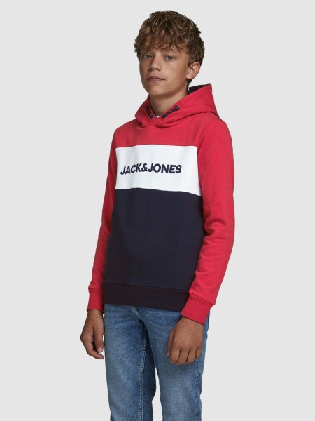 Sweatshirt Menino Logo Jack Jones