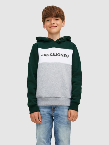 Sweatshirt Menino Logo Jack Jones