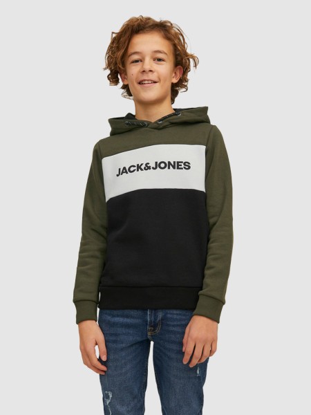 Sweatshirt Menino Logo Jack Jones
