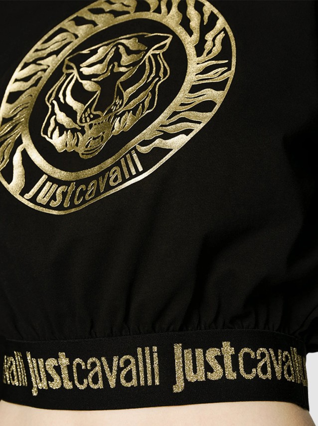 Top Mulher T-Round Just Cavalli