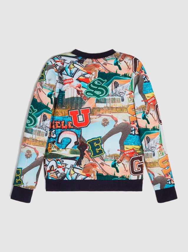 Sweatshirt Masculin Guess Kids