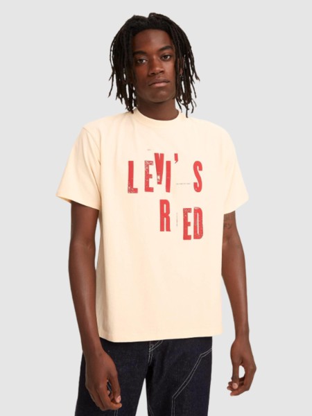 T-Shirt Homem Red Graphic Levis