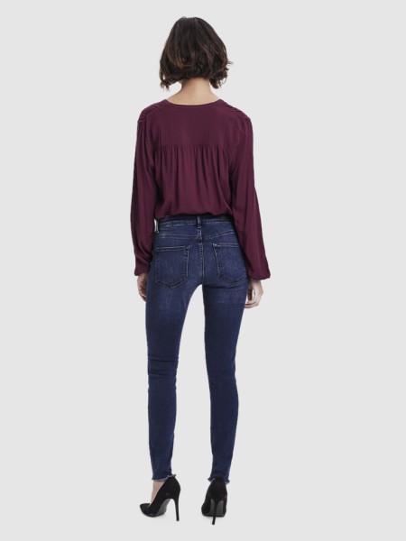 Jeans Mulher Peach Mr Skinny Vero Moda Jeans Mulher Peach Mr Skinny Vero Moda