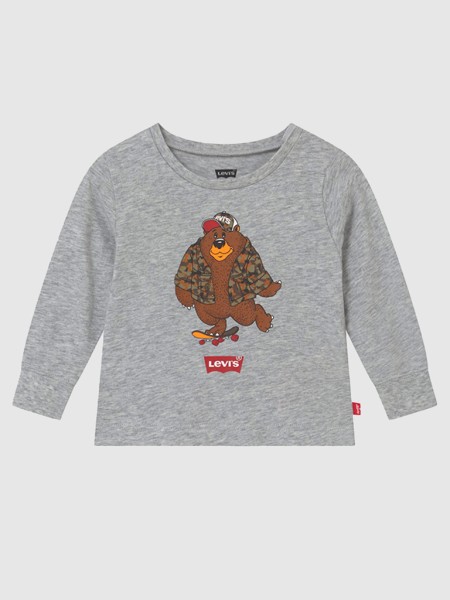 Sweatshirt Menino Long Sleeve Graphic Levis