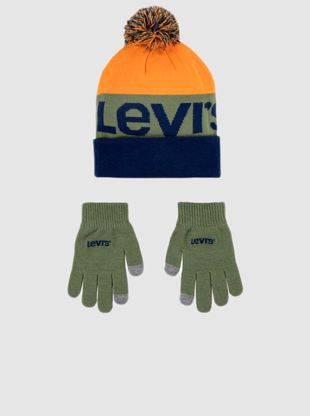 Conjunto Gorro E Luvas Menino Levis