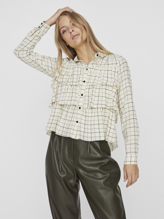 Camisa Mulher Irene Ls Vero Moda