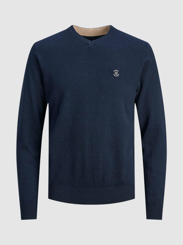 Camisola de Malha Homem Rubber Jack & Jones