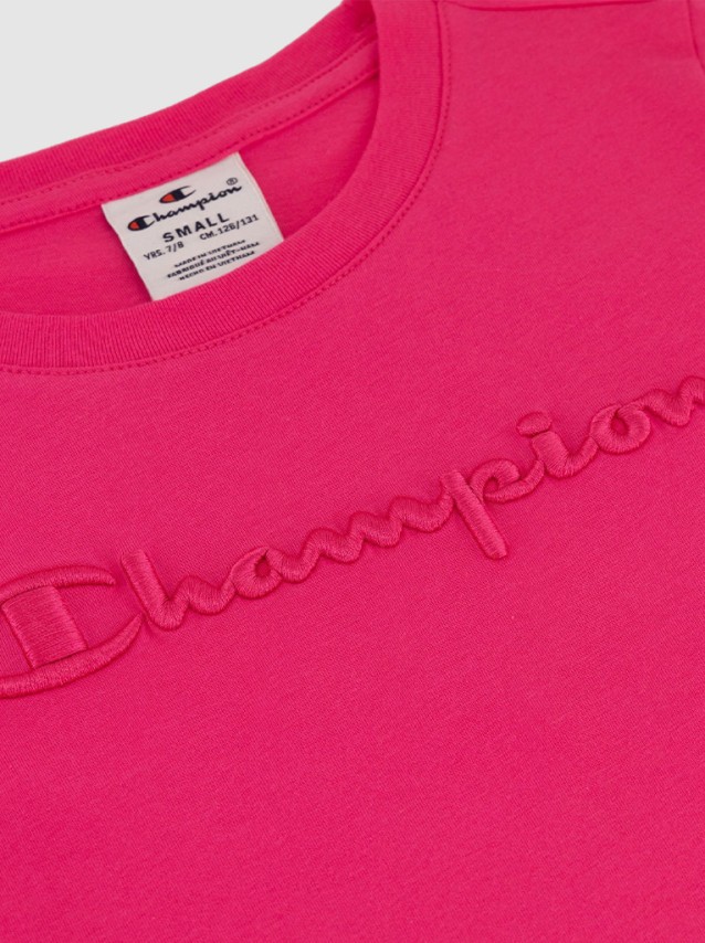 T-Shirt Menina Logo Champion