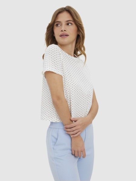 T-Shirt Mulher Paula Vero Moda