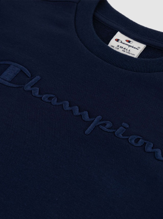 Sweatshirt Menino Logo Champion