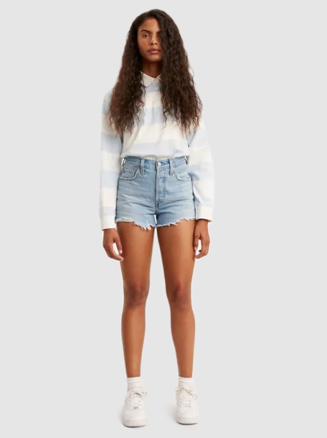 Pantalones Cortos Femenino Levis