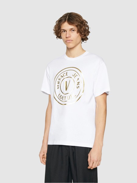 T-Shirt Homem Emblem Versace