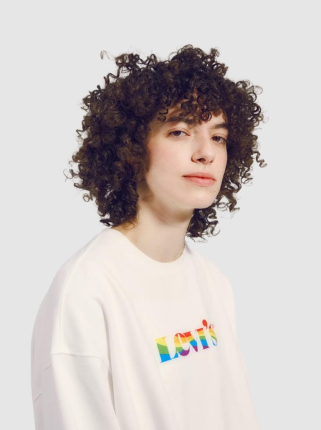 Sweatshirt Unissexo Pride Relaxed Graphic Levis