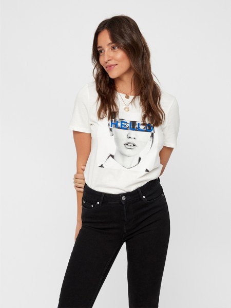 T-Shirt Mulher Caro Vero Moda