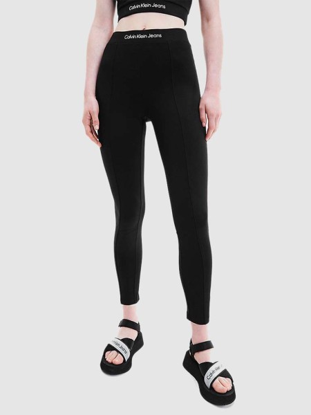 Legging Mulher Shrunken Logo Calvin Klein