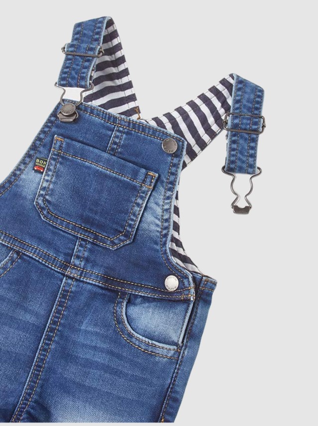 Jardineira Beb� Menino Soft Denim Mayoral