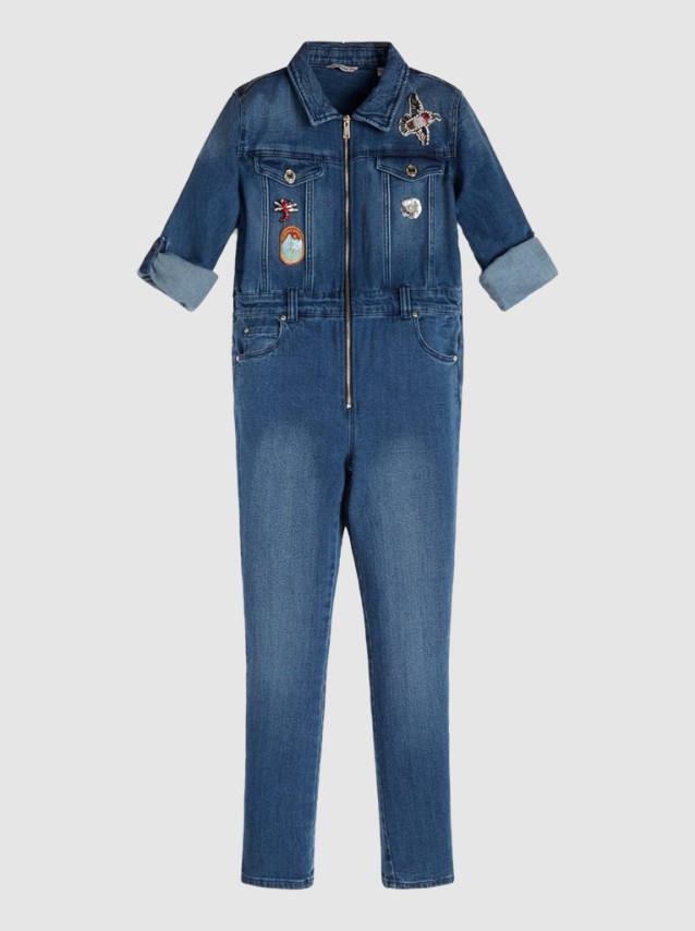 Macaco Menina Denim Guess