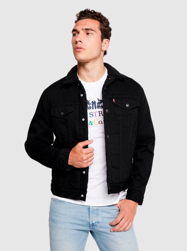 Casaco de Ganga Homem Sherpa Trucker Levis