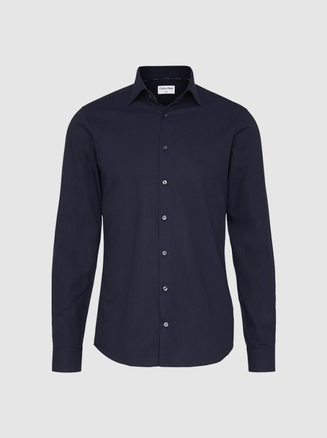 Camisa Homem Chest Logo Slim Calvinklein