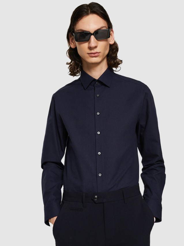 Camisa Homem Chest Logo Slim Calvinklein