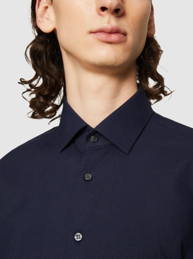Camisa Homem Chest Logo Slim Calvinklein