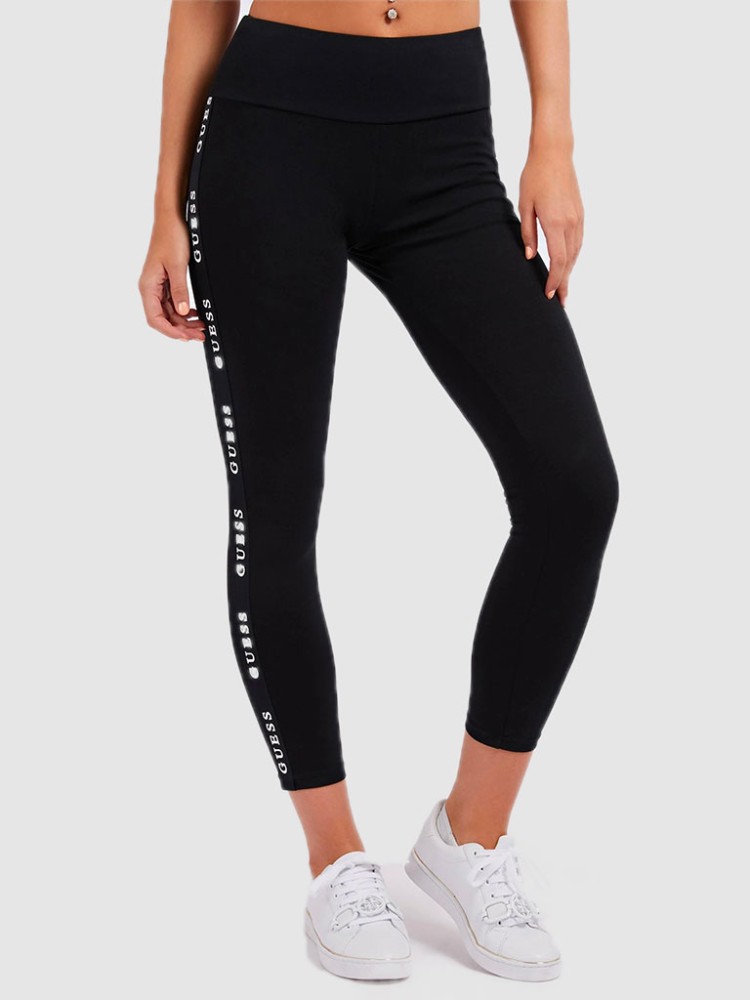 Legging Mulher Aline Guess Preto - V2YB14KABR0.2