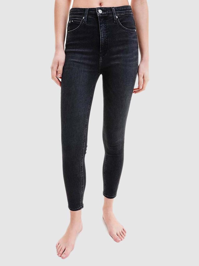 Cala Mulher High Rise Super Skinny Ankle Calvin Klein