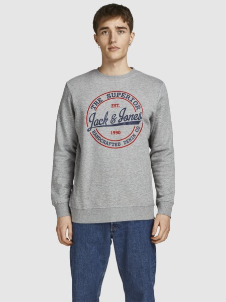 Sweatshirt Homem Brat Crew Neck Jack Jones