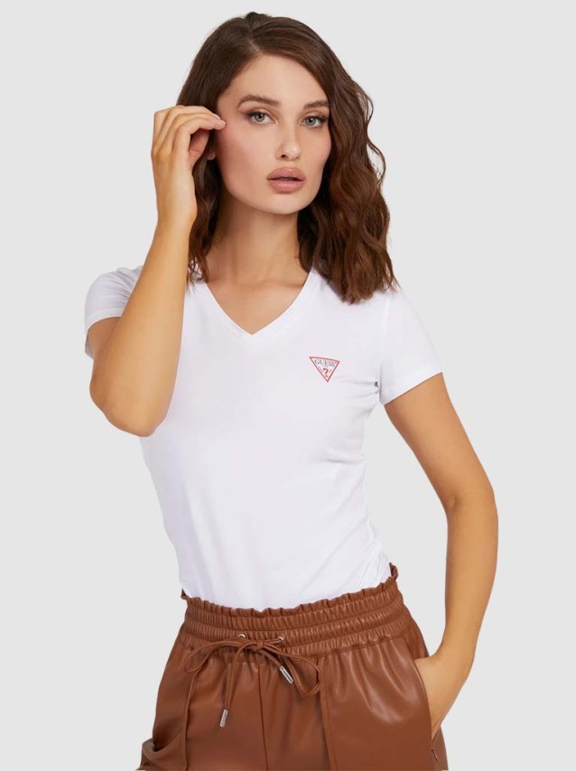 T-Shirt Mulher Mini Triangle Guess