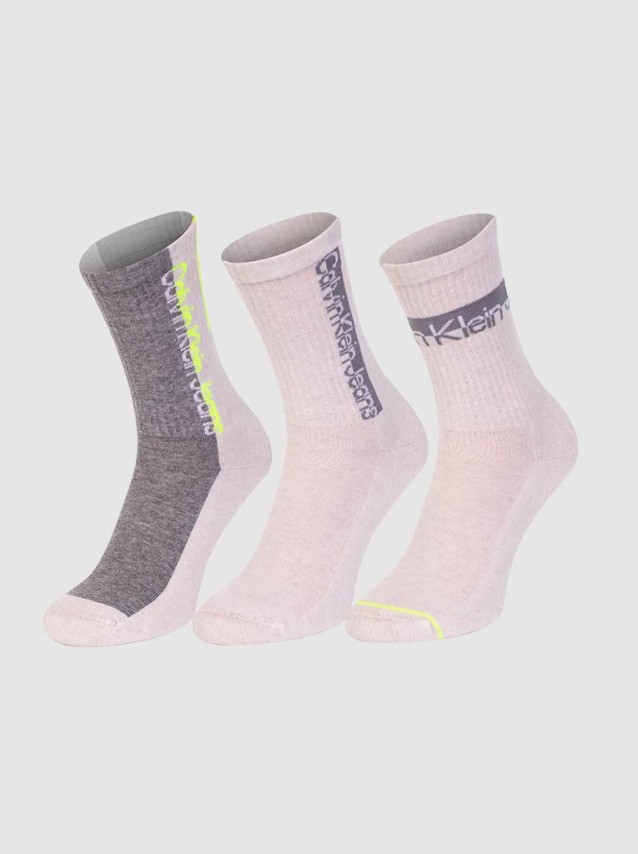 Meias Mulher Sock 3P Calvin Klein