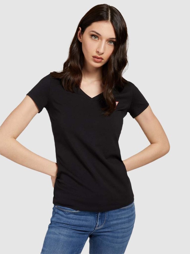 T-Shirt Mulher Mini Triangle Guess