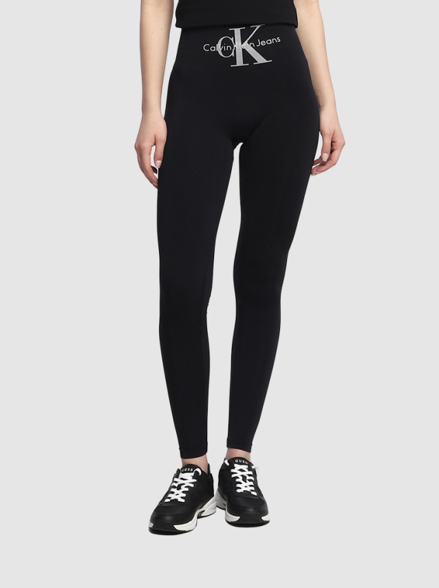 Leggins Mulher High Waist Logo Calvinklein