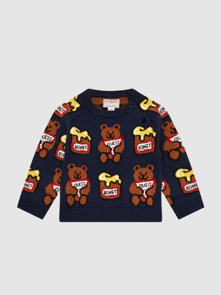 Sweatshirt Masculin Guess Kids