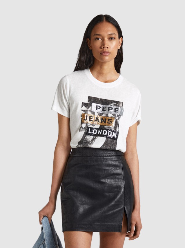 T-Shirt Mulher Catrina Pepe Jeans