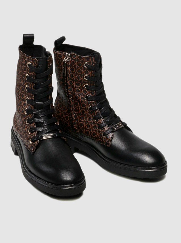 Bota Mulher Cleat Biker Calvin Klein
