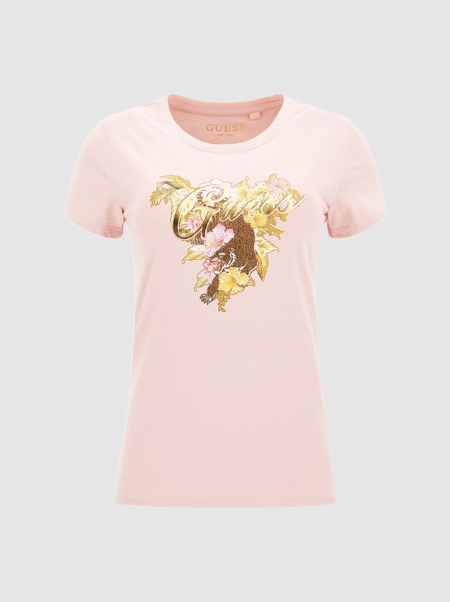 T-Shirt Mulher Hibiscus Guess