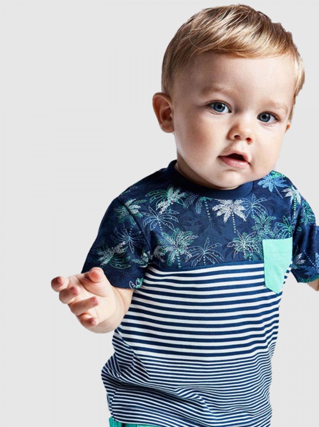 T-Shirt Bloques Beb� Menino Mayoral