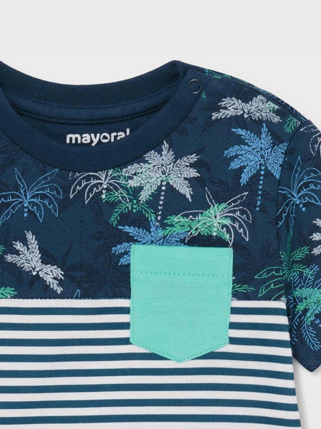T-Shirt Bloques Beb� Menino Mayoral